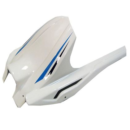 Garde boue Ermax Arrière - Blanc / Bleu