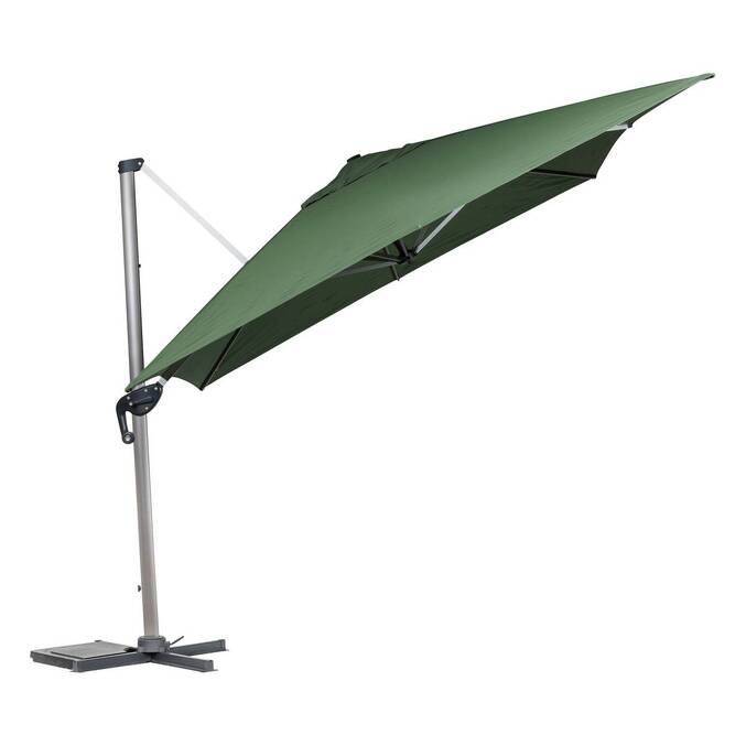 Parasol déporté rectangulaire ÉQUADOR Vert olive