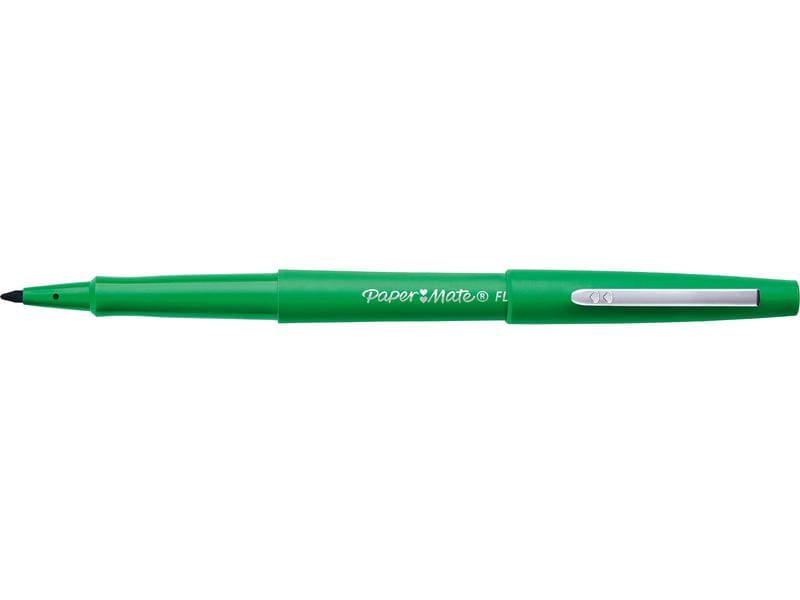 Paper Mate Fineliner Flair B, Grün Wasserbasierter Feinschreiber