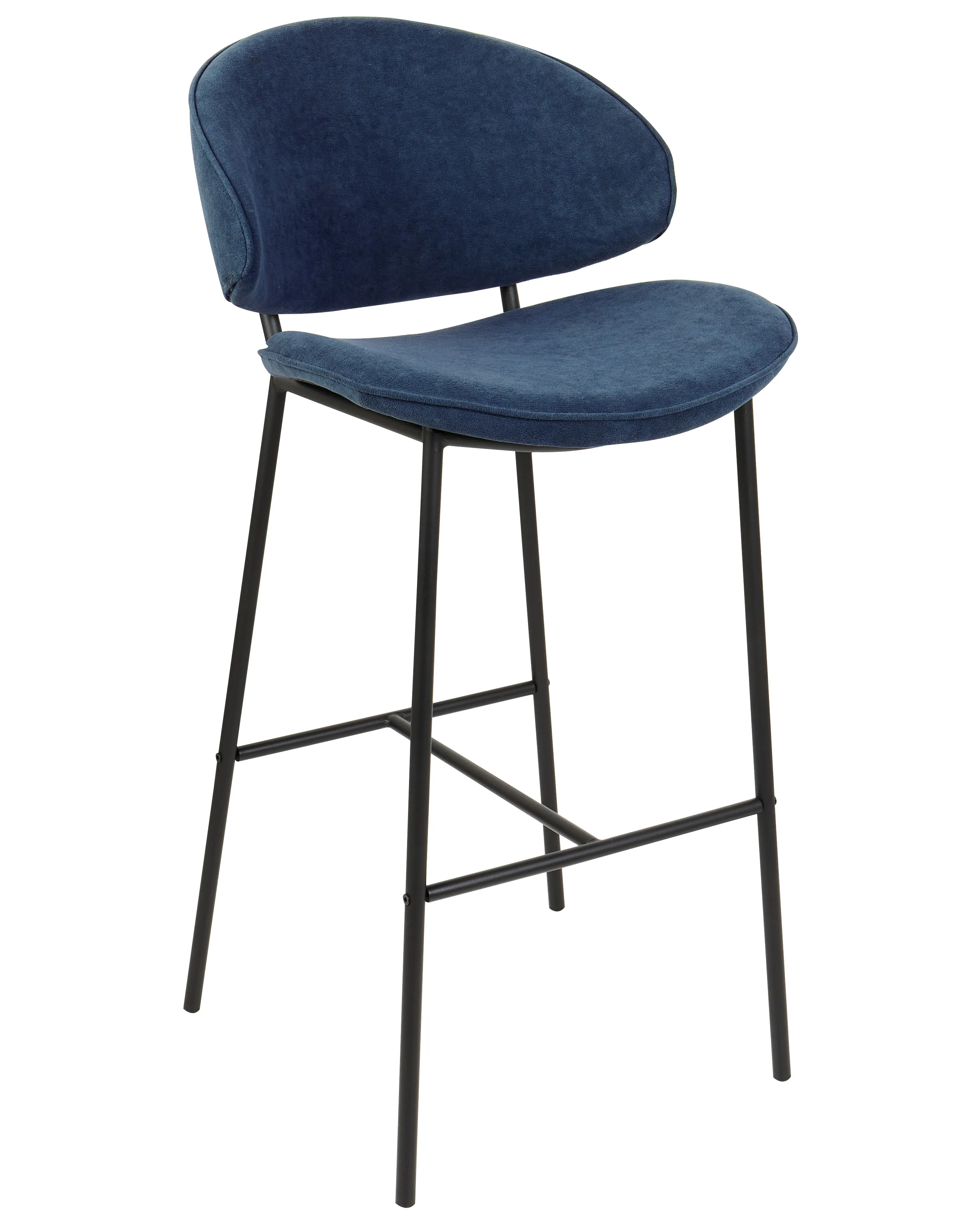 Set van 2 barstoelen KIANA Marineblauw