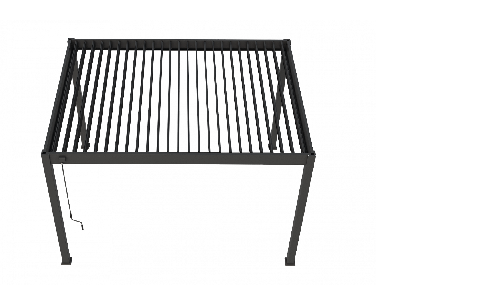 Novum ORION 300 x 400 cm Terrasoverkapping - Black