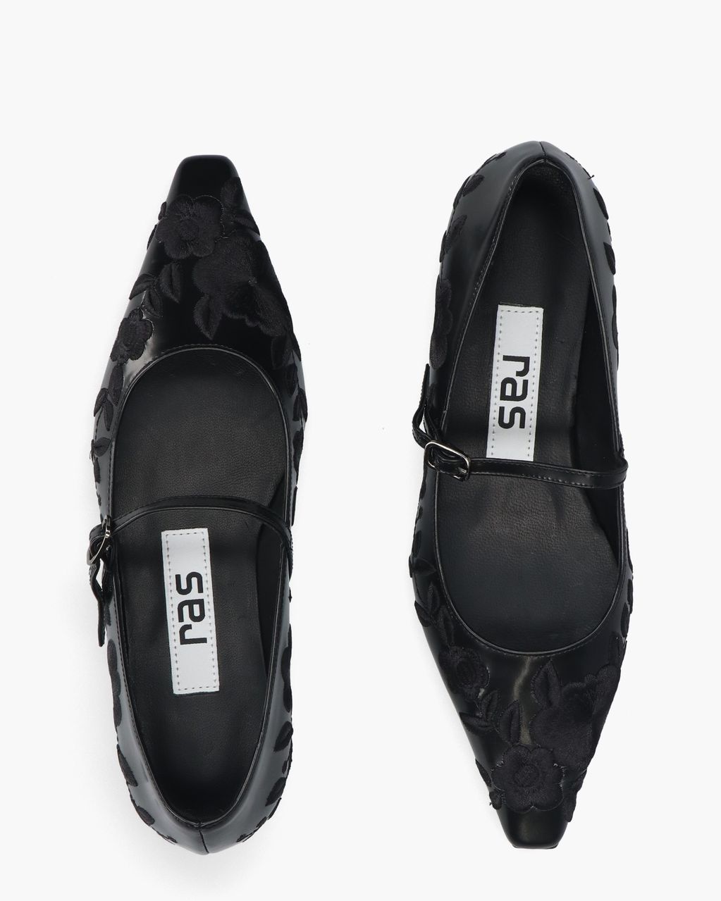 Ras 8309 Zwart Damesballerina's