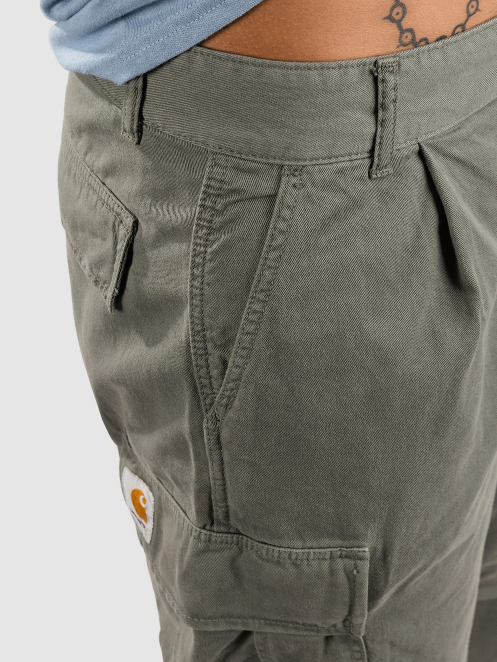 Carhartt WIP Cole Cargo Pants smoke green/garment dyed
