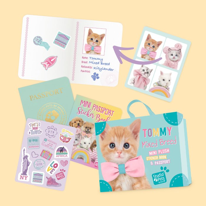 Studio Pets | Mini Tommy met koffertje 8 cm