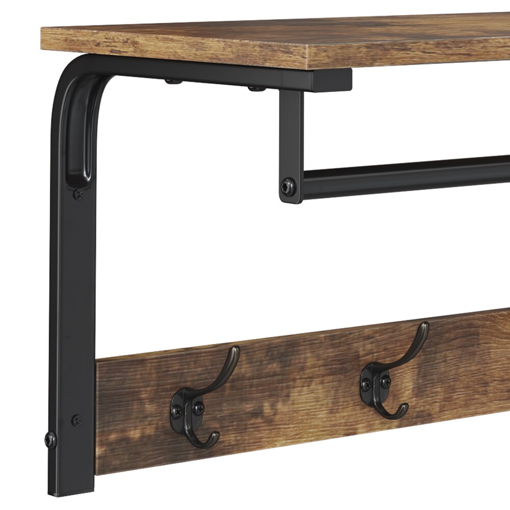 Vicco Wandgarderobe Hängegarderobe Garderobe Fyrk 70cm Ablage 4 Haken Wandregal