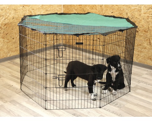 KERBL puppy- en knaagdierenverblijf, 8 omheiningspanelen, elk 57x78 cm