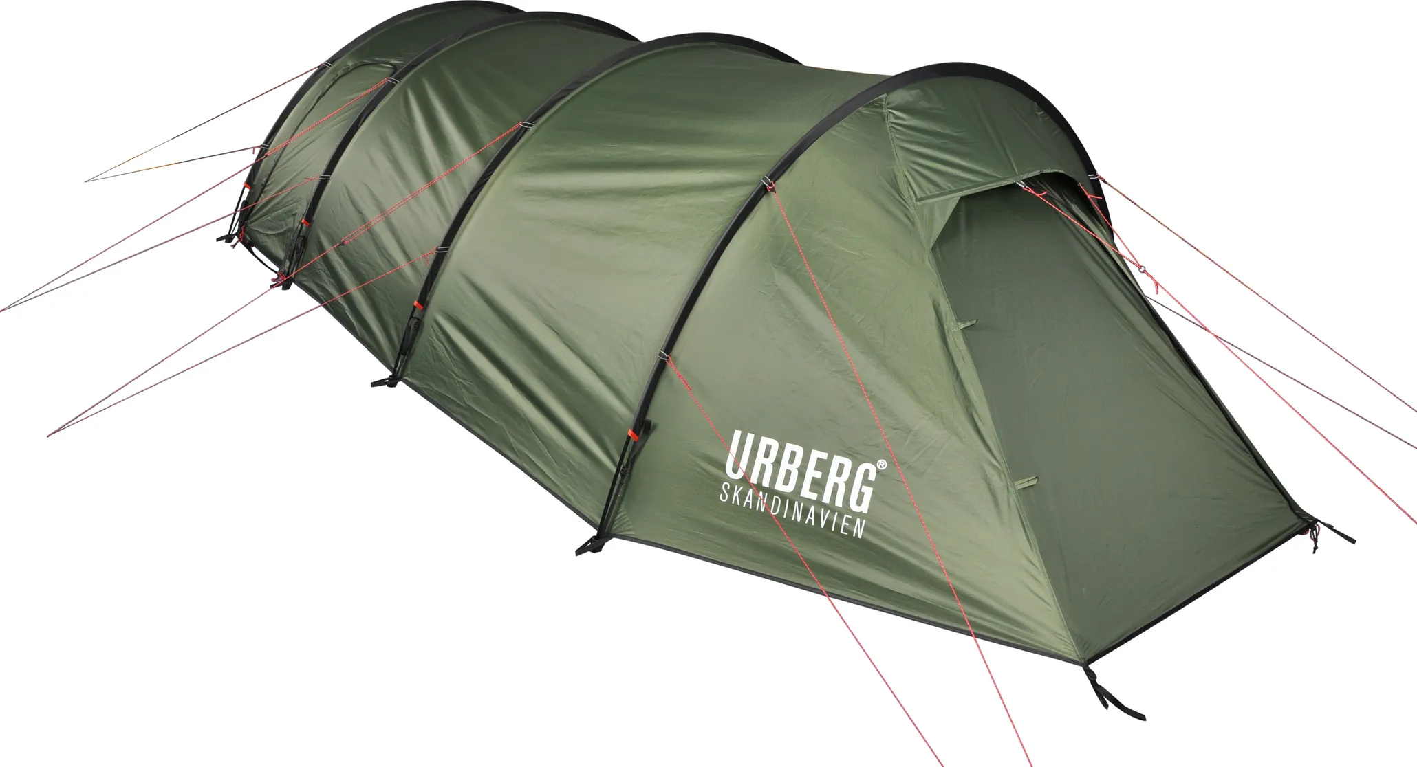 Urberg 4-Person Trekking Tunnel Tent G2 Kombu Green