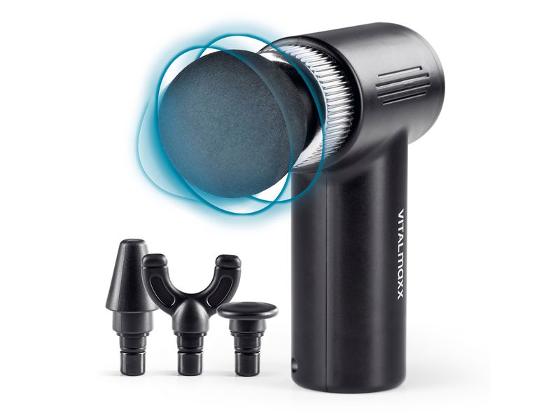 VITALmaxx Massage Pistole Mini-Gun 5-teilig Mini Massage-Gun