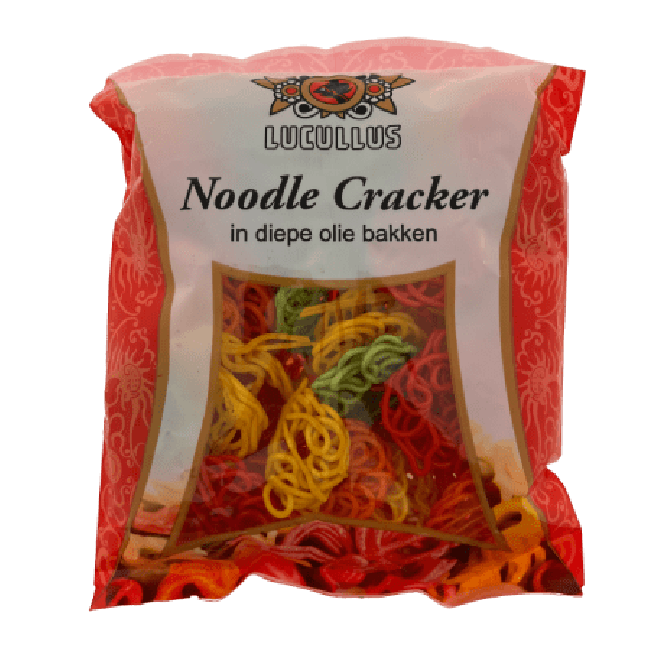 Lucullus Kroepoek Noedels Cracker Kleur (ongebakken) 250g
