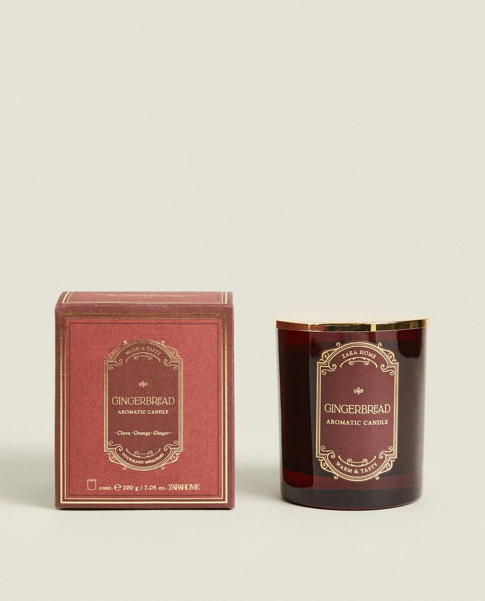 VELAS COM AROMA DE BISCOITO DE GENGIBRE