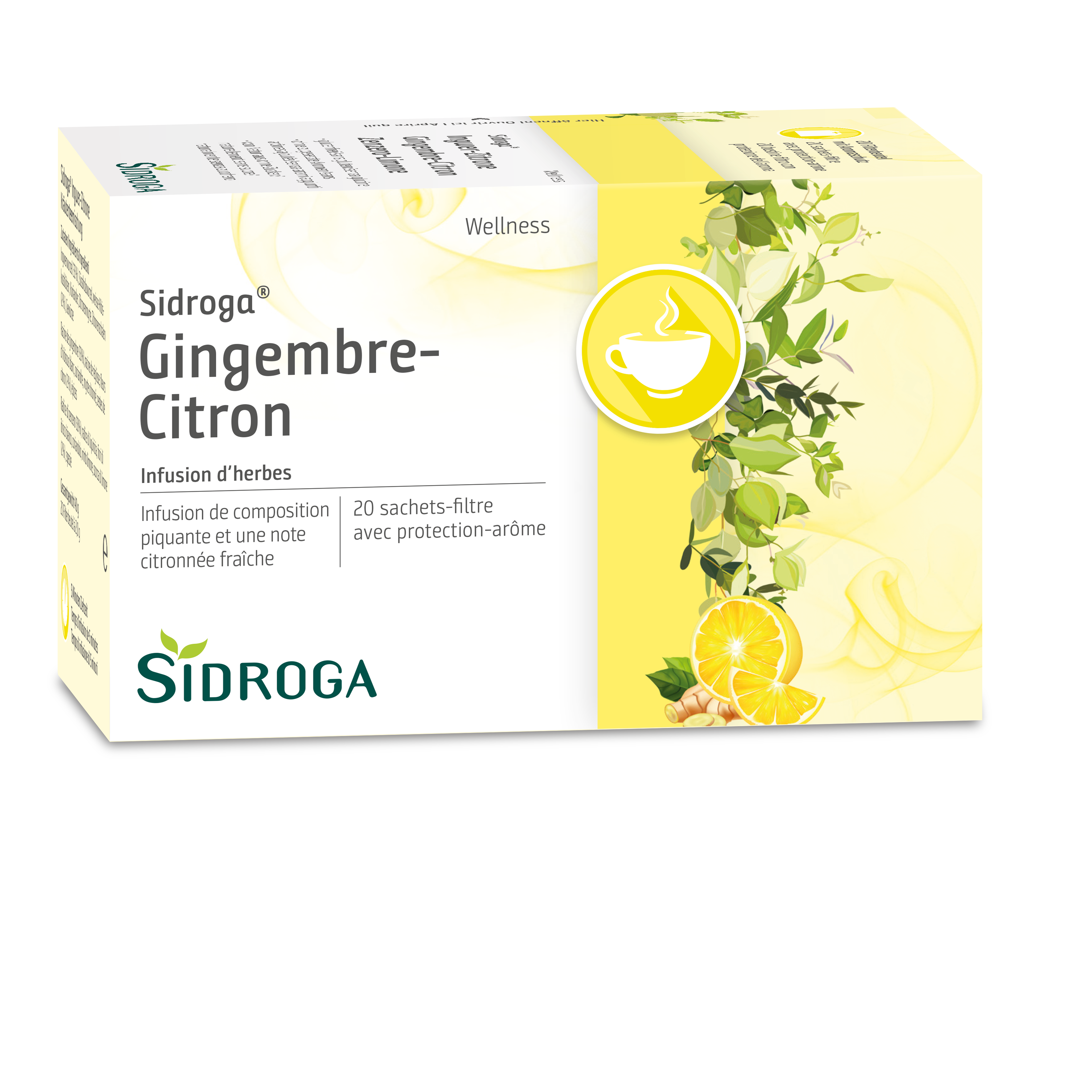 Sidroga Ingwer-Zitrone<br>20 Stück, Beutel, TEES