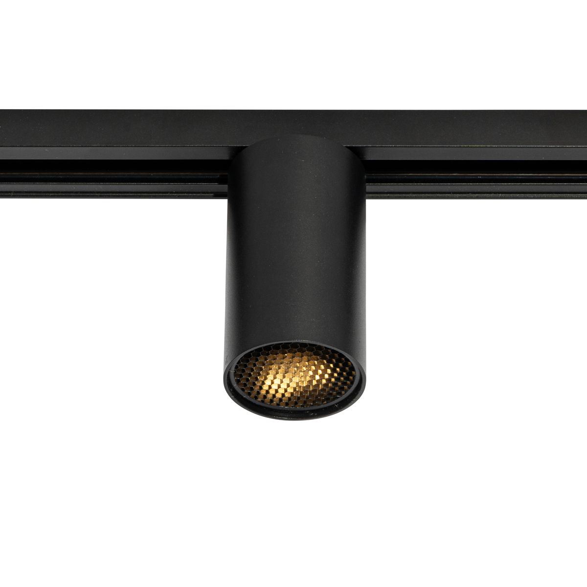 Moderne spot zwart voor railsysteem 1-fase GU10 35mm - Iconic Ruby Honey