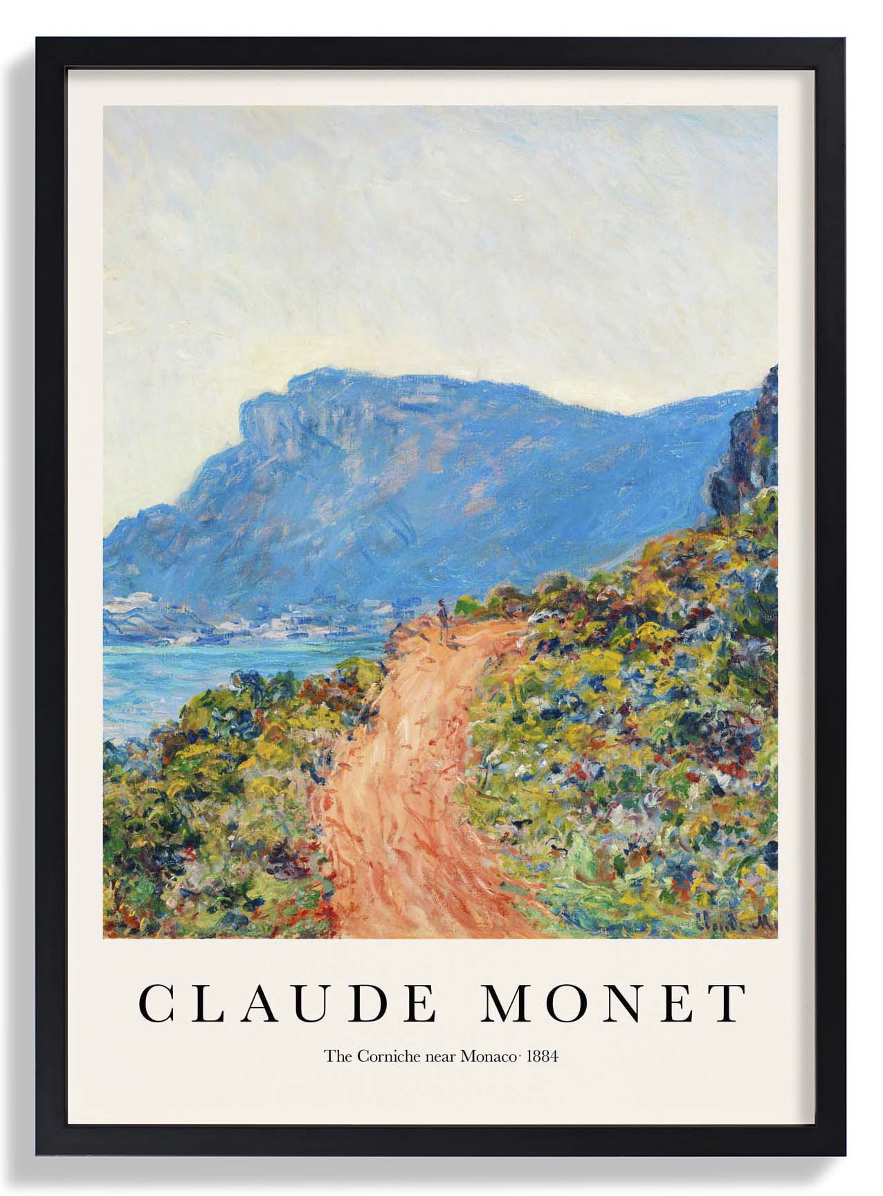 Die Corniche bei Monaco von Claude Monet