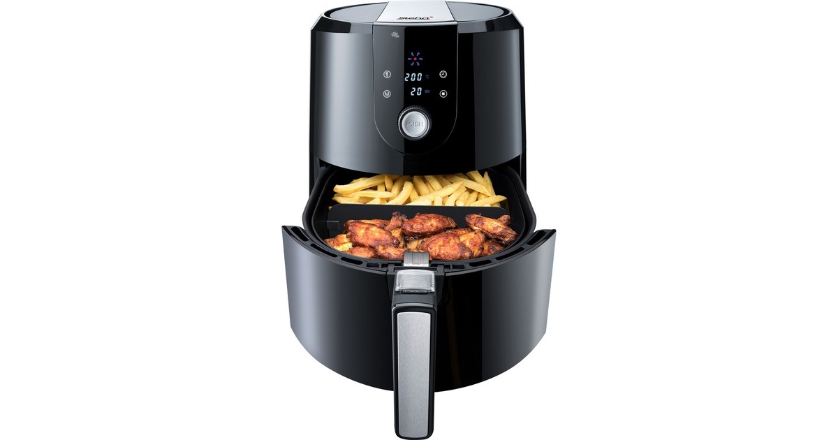 StebaHF 5000 XL heteluchtfriteuse  (Zwart/roestvrij staal, 5,2 Liter)