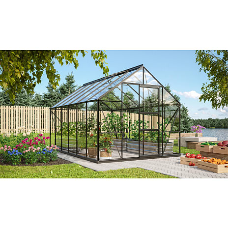 Vitavia Merkur 9900 drivhus hærdet glas - sort