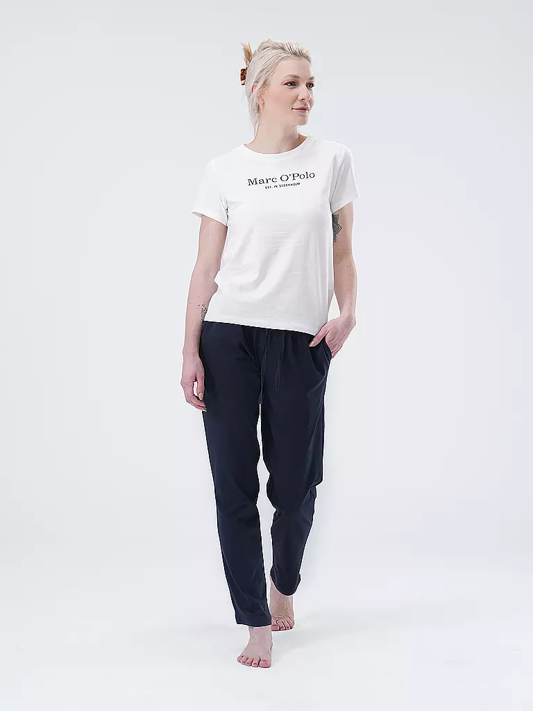 MARC O'POLO Pyjamahose dunkelblau