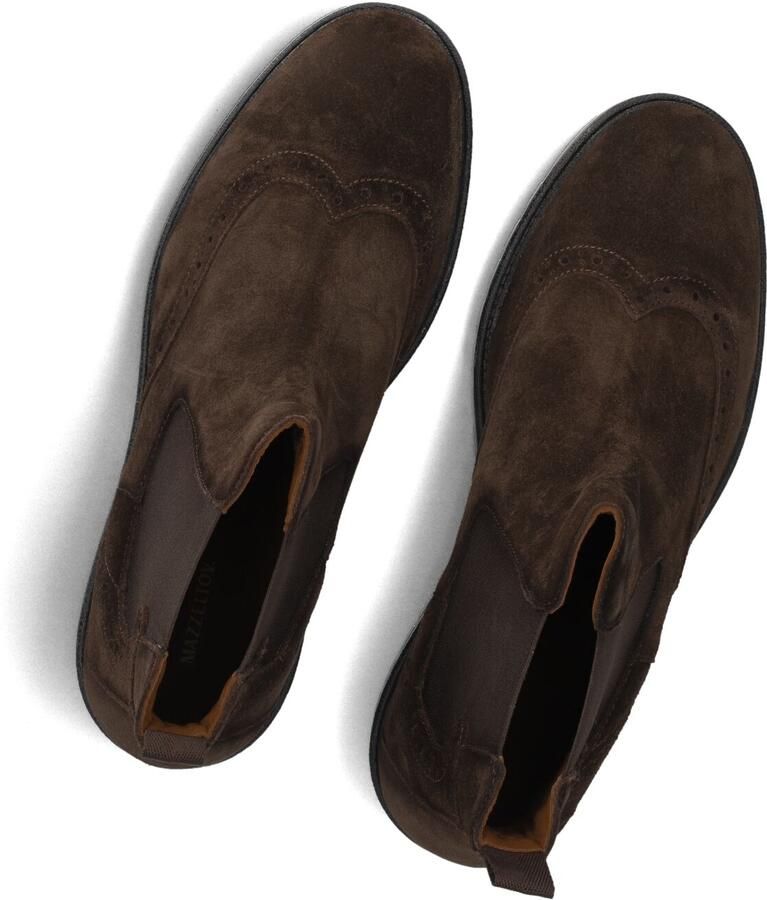 Mazzeltov Bruine Chelsea Boots voor Heren