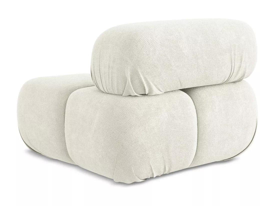 Fauteuil en Chenille - blanc - LOKUA