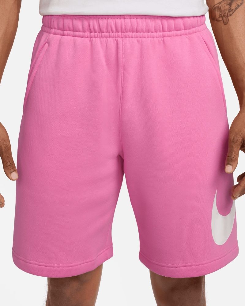 Short Nike Sportswear Club Rose & Blanc pour homme