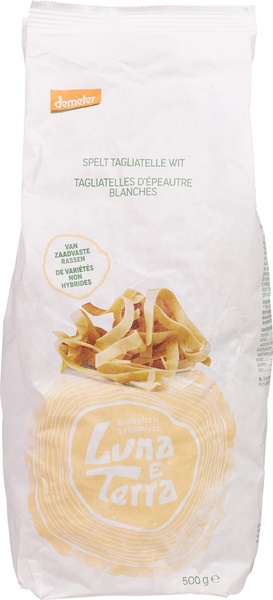 Luna E Terra Tagliatelle Spelt, Wit (500 gr)