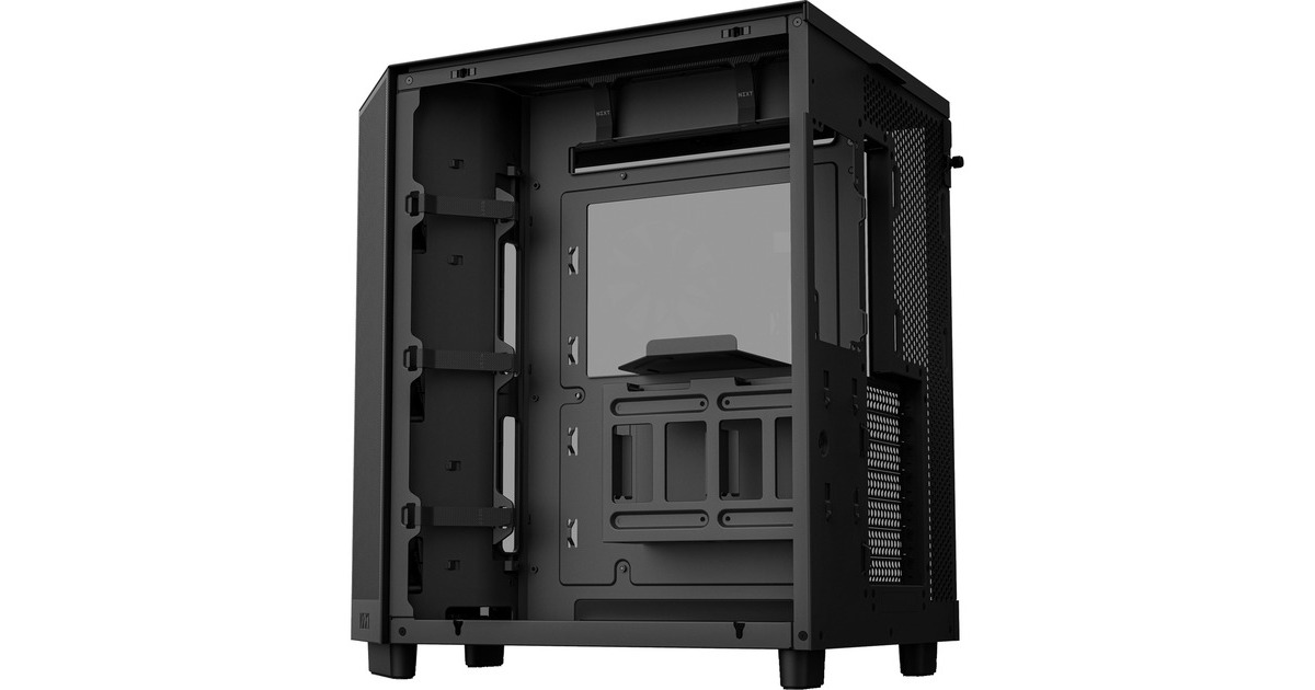 NZXTH6 Flow RGB midi tower behuizing  (Zwart | 2x USB-A | 1x USB-C | RGB | Tempered Glass)