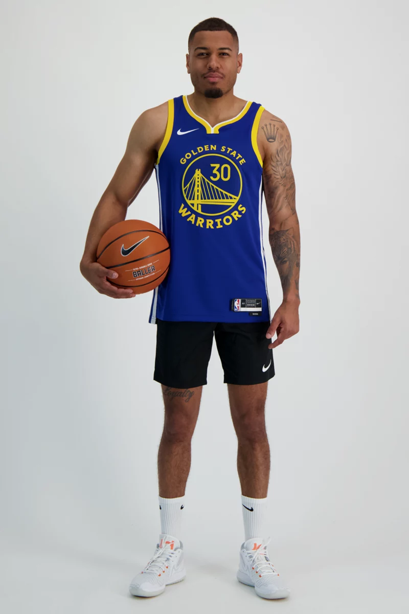 Nike Golden State Warriors Icon Edition Stephen Curry Herren Basketballtrikot