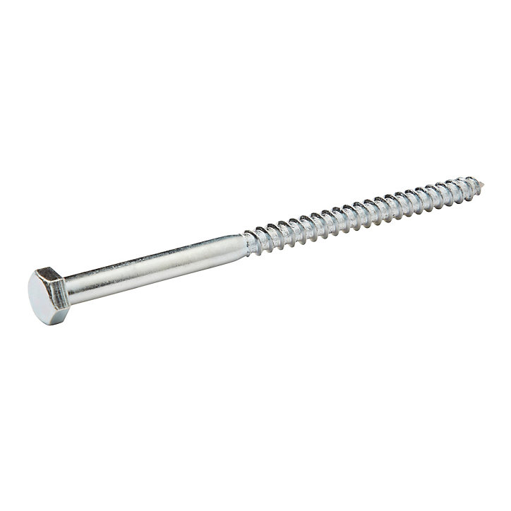 Tirefonds DIN 571 zingués 8x140 mm - 50 pièces
