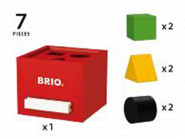 BRIO 63014800 Rote Sortier-Box