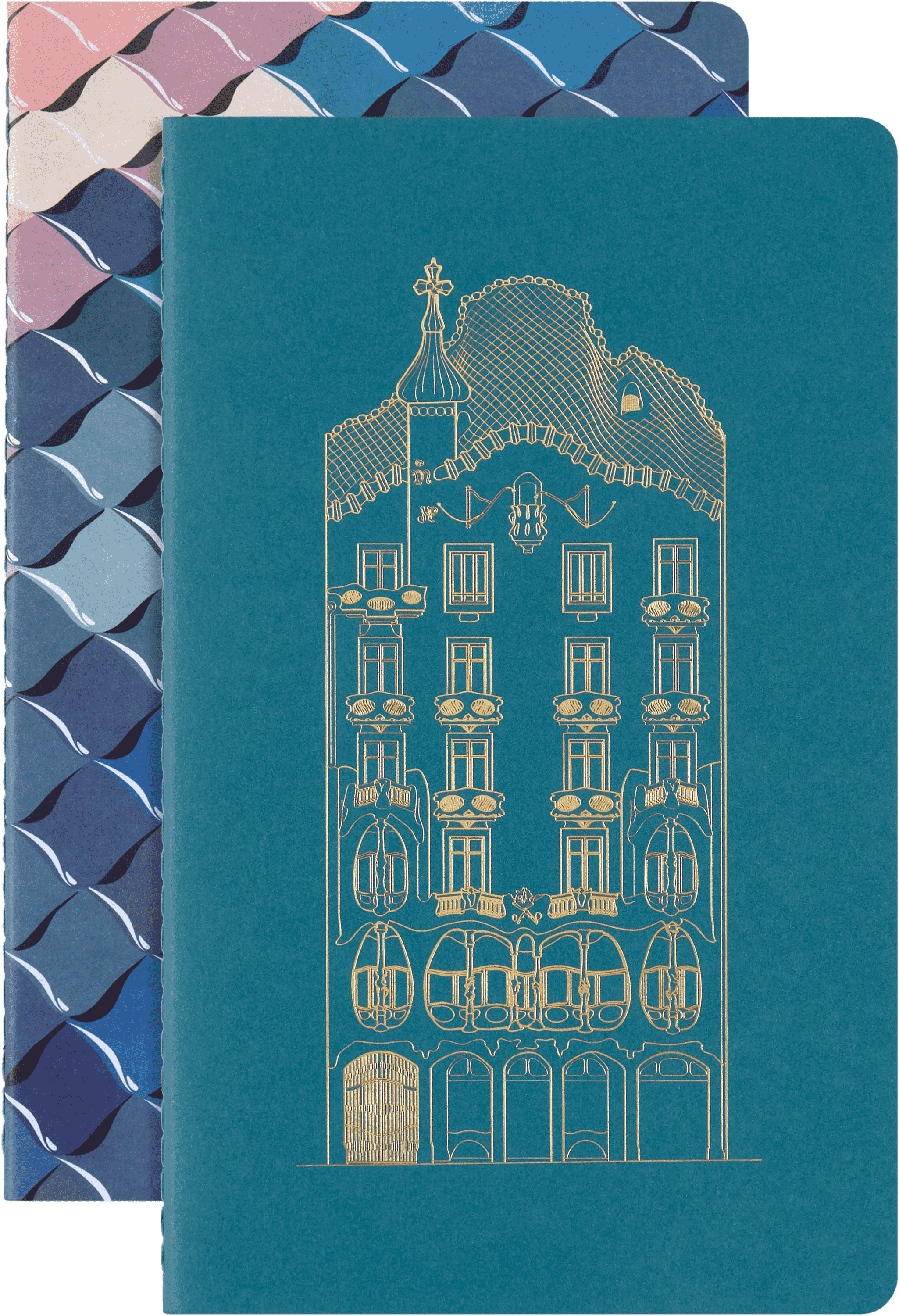 Casa Batlló Custom Edition Cahier Journals Set of 2, Large, Plain