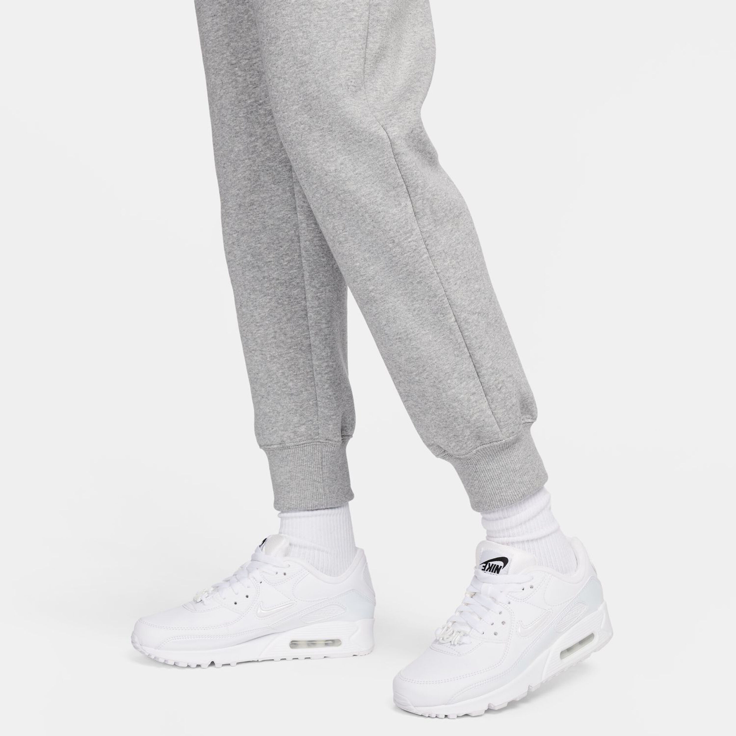 Nike PHNX Fleece Mid-Rise Standard Pantalon Survêtement Femmes - Gris Clair