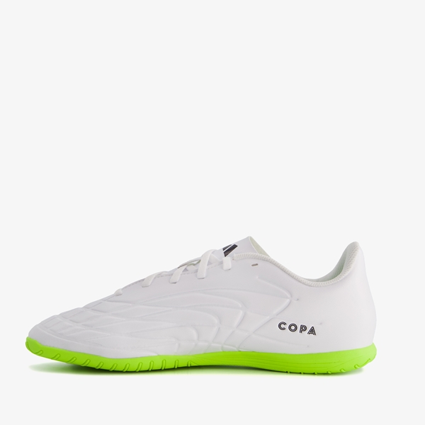 Adidas Copa Pure 4 kinder zaalschoenen wit/groen