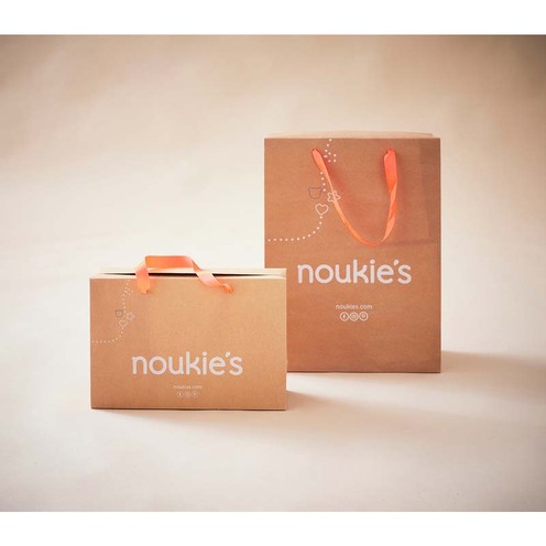 Couverture de promenade gris clair fausse fourrure Mix & Match - NOUKIE 'S