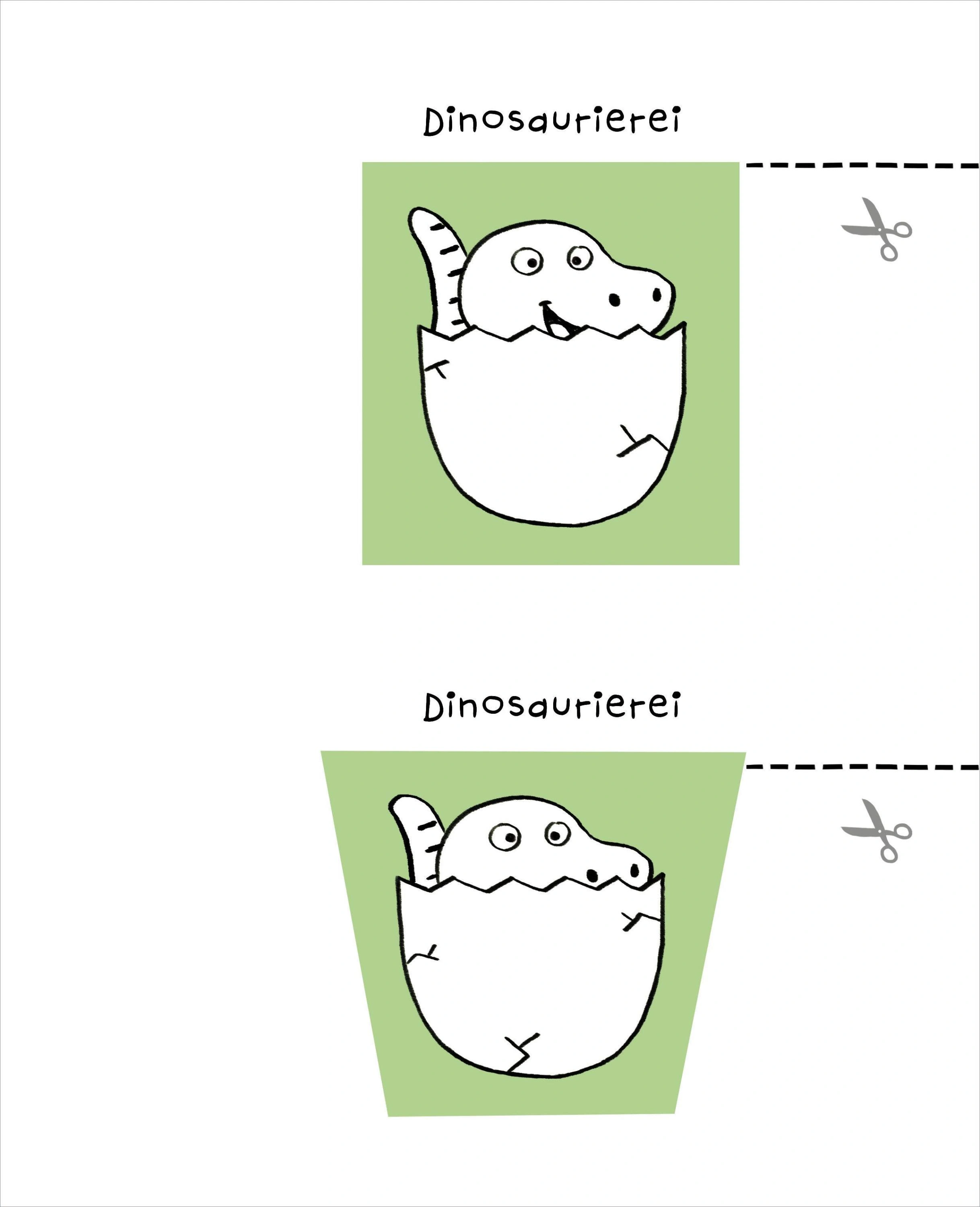 Mein kunterbuntes Ausschneidebuch - Dinosaurier. Schneiden, kleben, malen für Kinder ab 3 Jahren. Mit Scherenführerschein