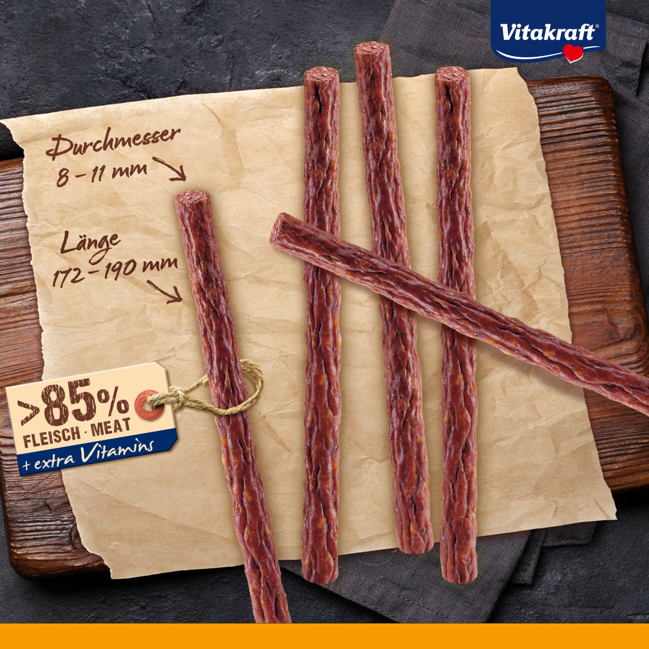 Vitakraft Beef-Stick 50x12g Obst und Gemüse