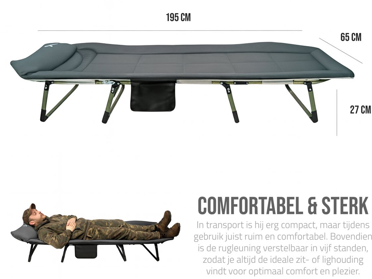 Eurocatch karper stretcher bedchair veldbed
