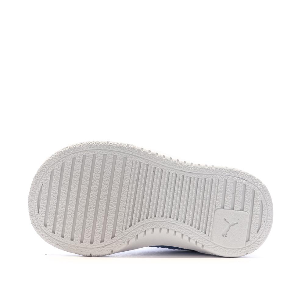 Puma Baskets Blanches/Bleu Garçon Puma Pro Classic