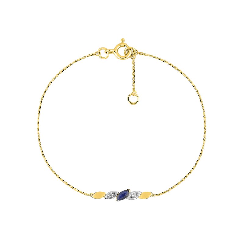 Bracelet Femme - Or 18 Carats - Longueur : 18 cm