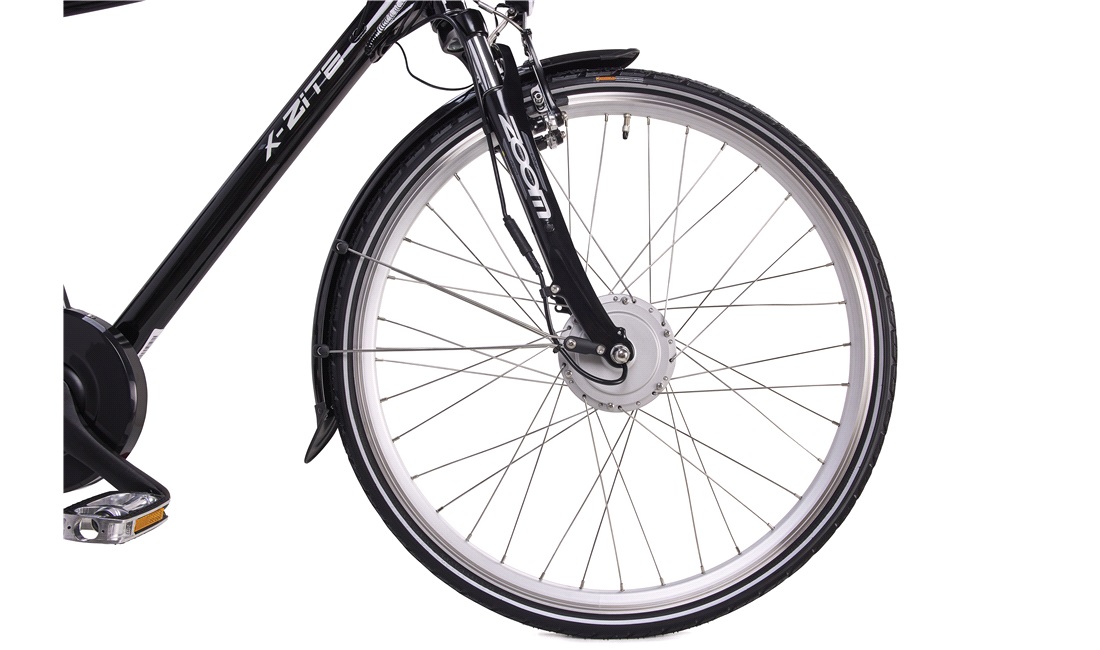 El-cykel City herre 36V-10,4Ah 3-gear sort