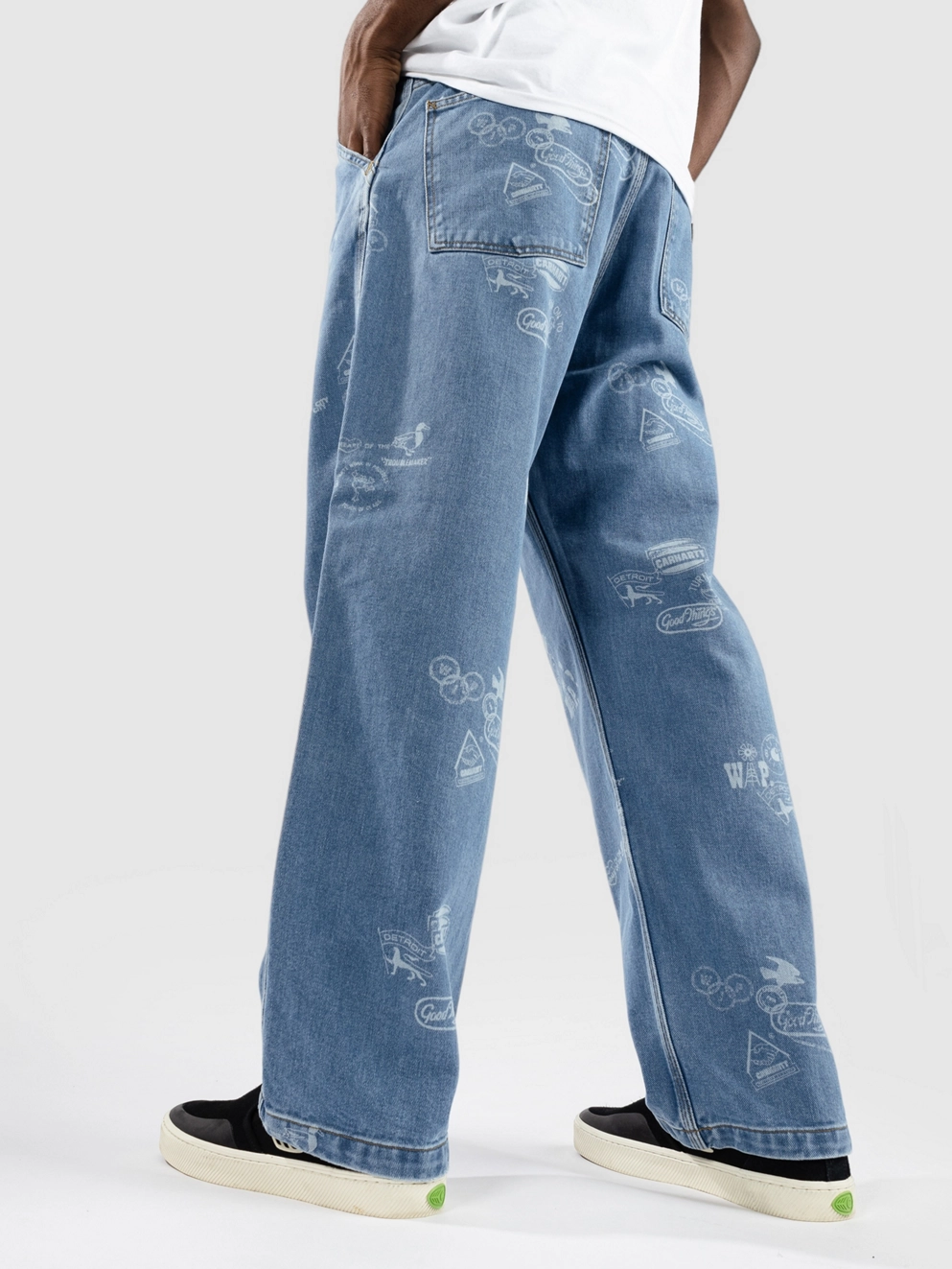 Carhartt WIP Stamp Jeans stamp print/blue