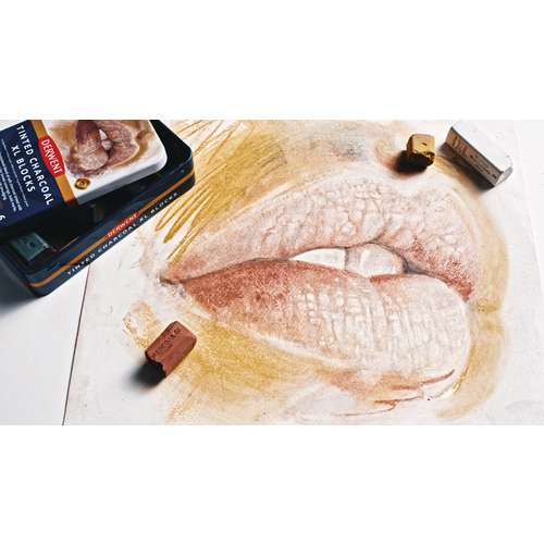 DERWENT Tinted Charcoal XL Blocks