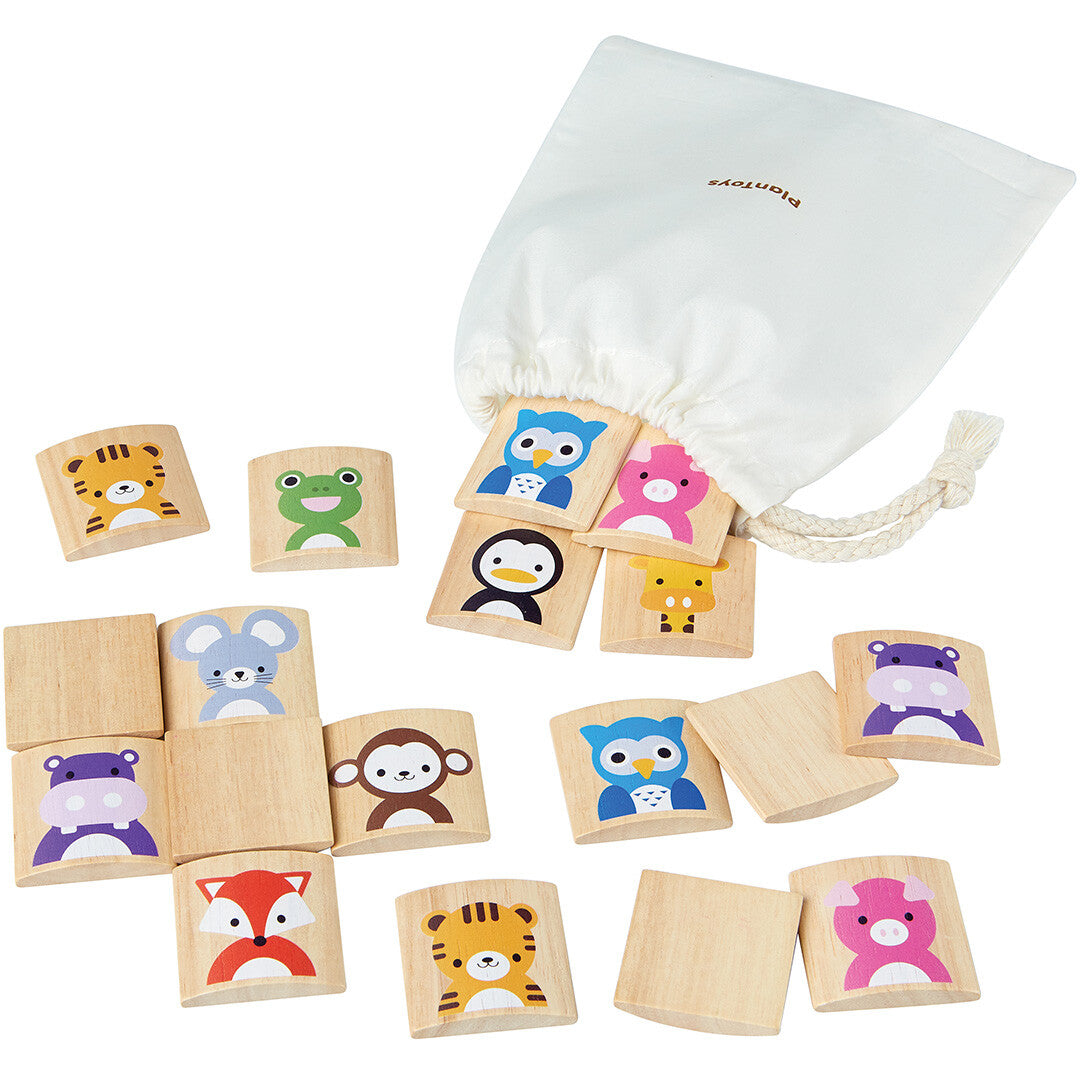 Plan toys memorie dieren