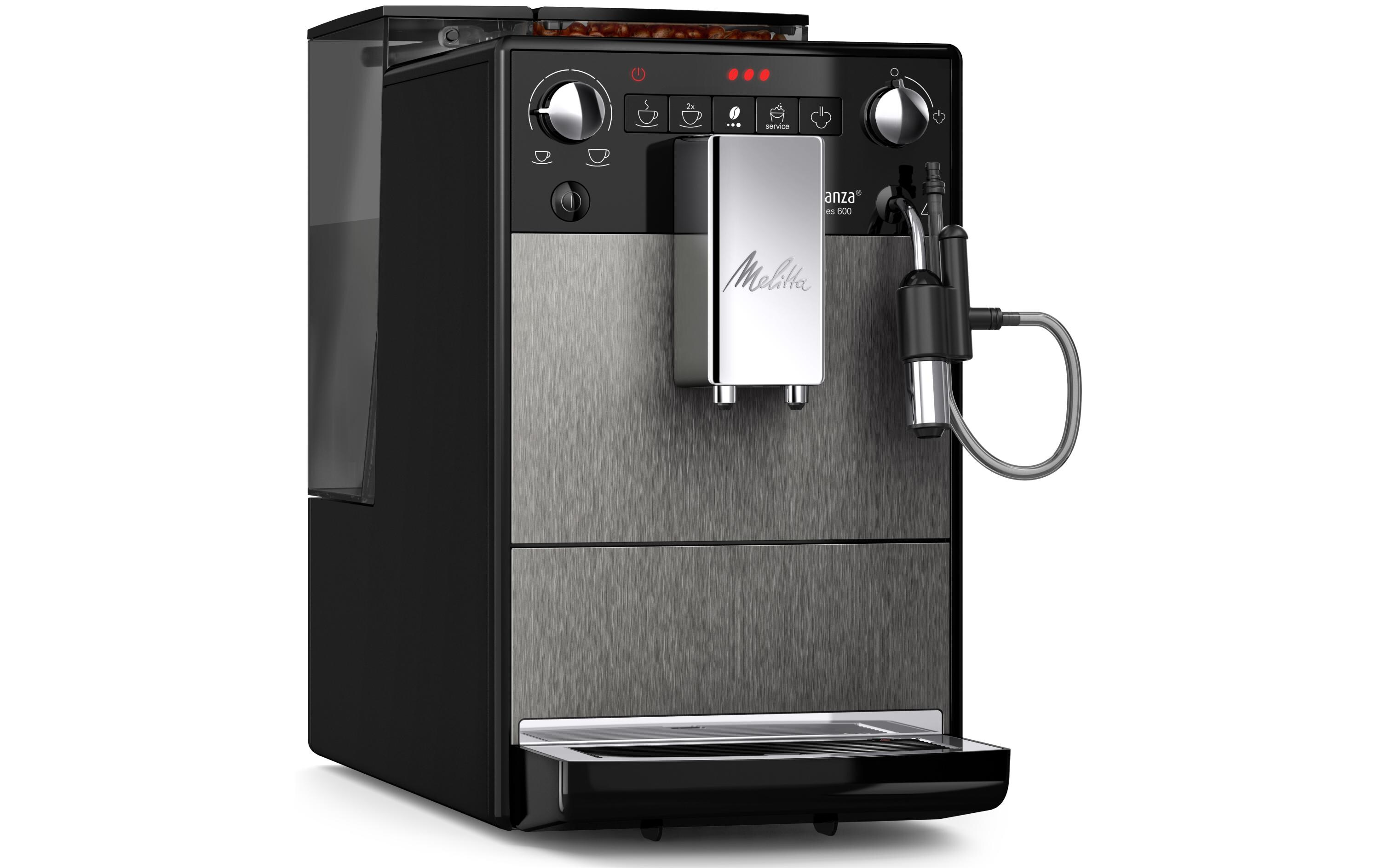 Kaffeevollautomat Avanza Edelstahl<br>Zweitassen-Vollautomat mit integriertem Milchsystem