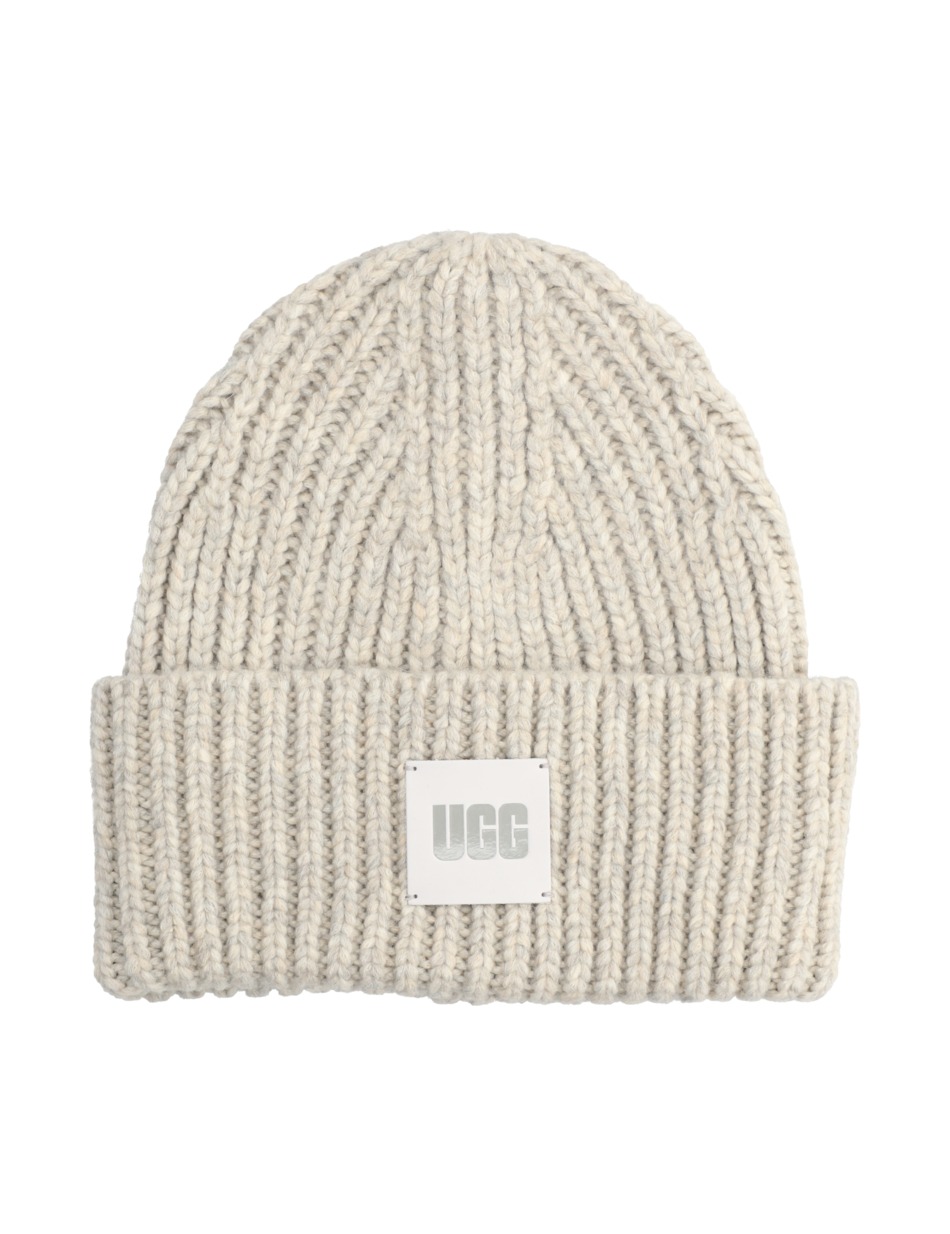 W CHUNKY RIB BEANIE