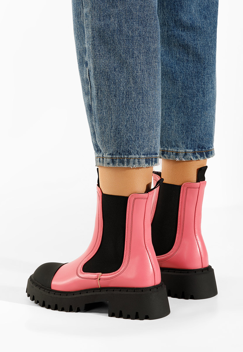 Bottines chelsea femme roses Zambia