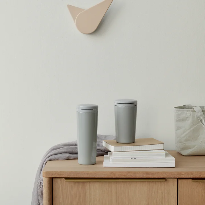 Stelton - Carrie Thermobecher 0.4 l, hellgrau