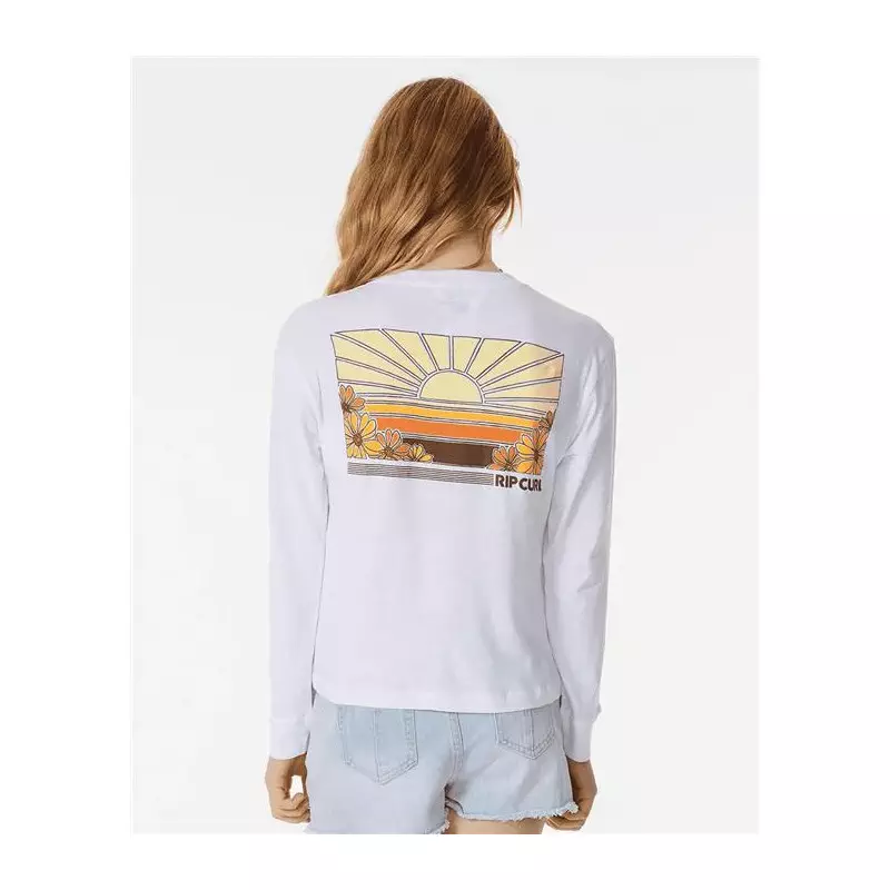 Teeshirt junior RIPCURL Sunrise Session Longsleeve-Gir White