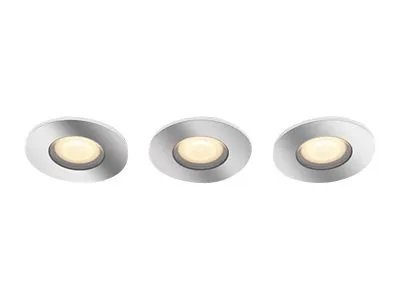 Philips Hue White ambiance Adore - indbygningsspot til badeværelse - 50w - LED - 230V - GU10 . 5.5W - BT - inkl. Hue Dimmer switch