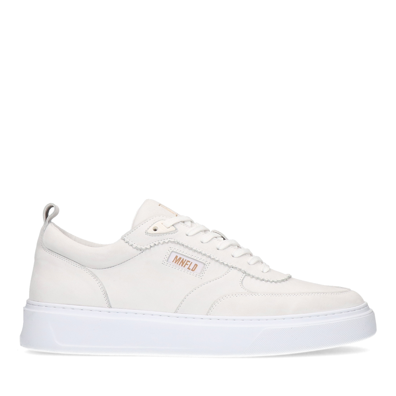 Witte leren sneakers