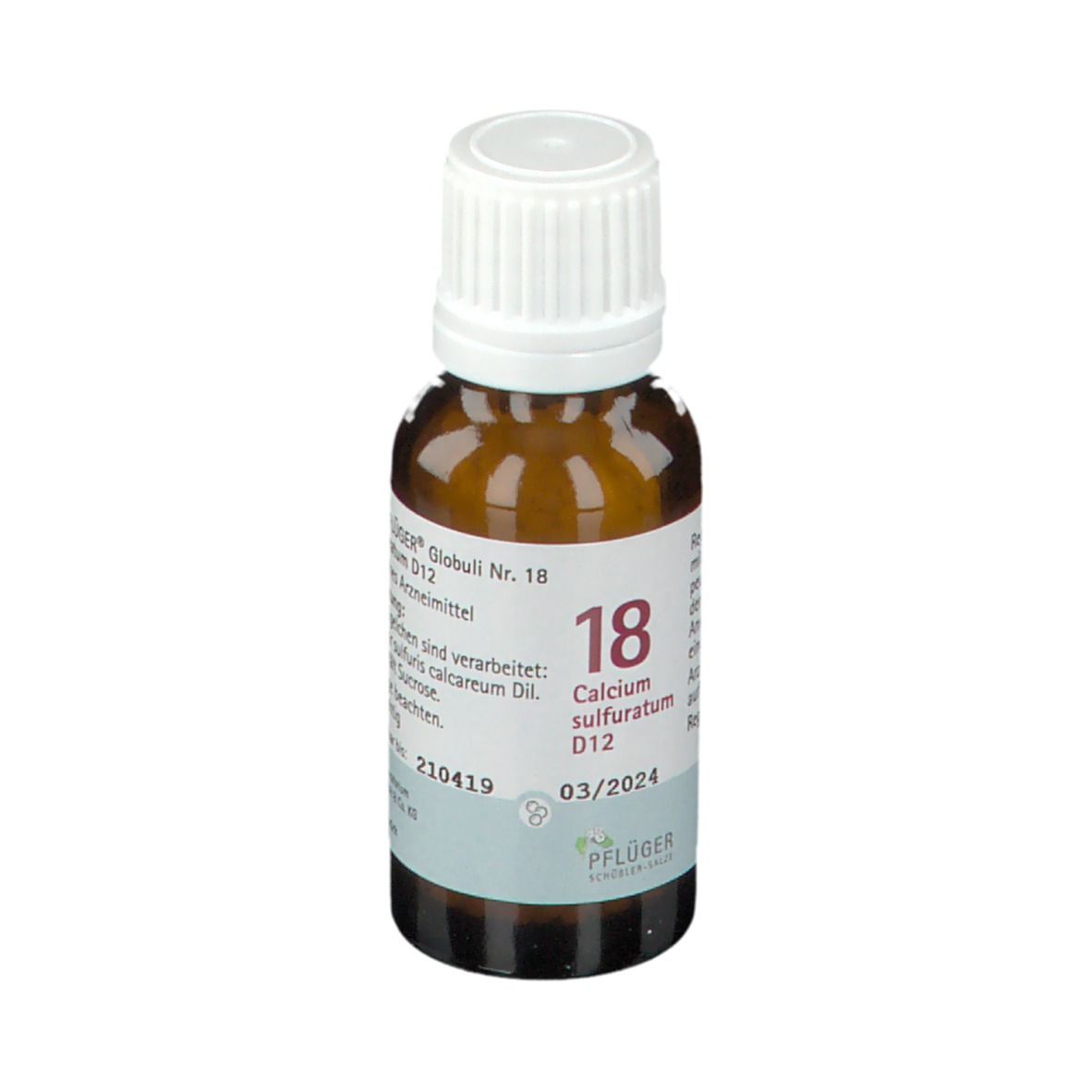 BIOCHEMIE PFLÜGER® Nr. 18 Calcium sulfuratum D12