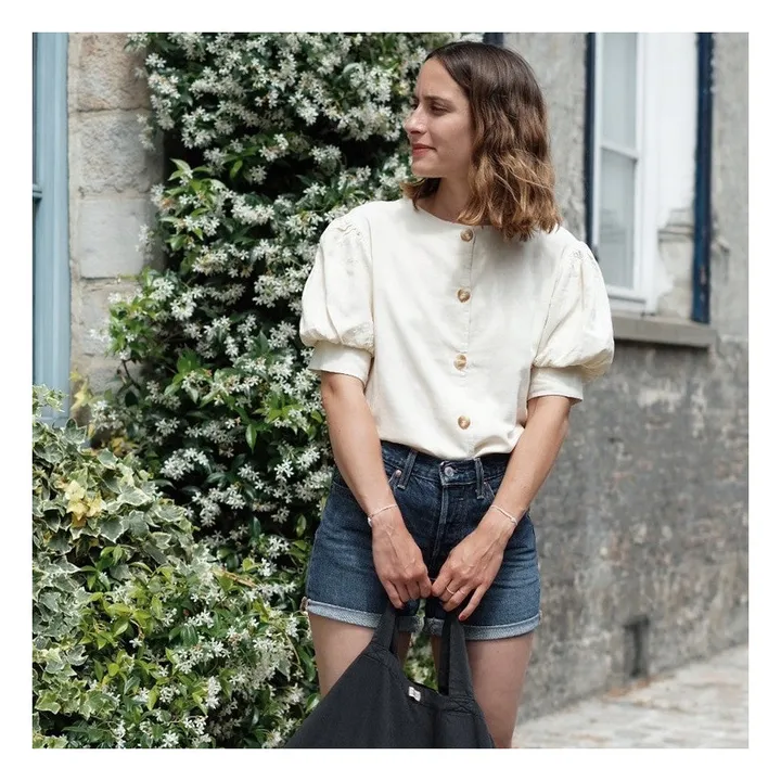 Poudre Organic Blouse Poire Coton Bio - Collection Femme  | Crème